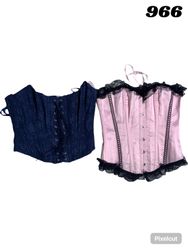 Y2K printed corset bundle. #966