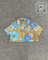 Upcycled Printed Crop Top