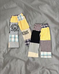Upcycled Patchwork Cotton Pant