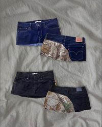 Upcycled Levi’s x Realtree Mini Skirt