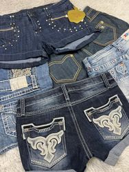 Y2k denim shorts
