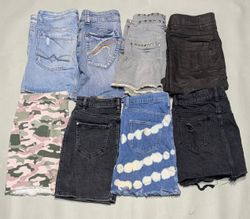 DENIM AAYMEN AND OTHER MIX BRANDS MINI SKIRTS (009..
