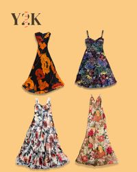 Vintage Bloom: Y2K Dresses (Yv-674)