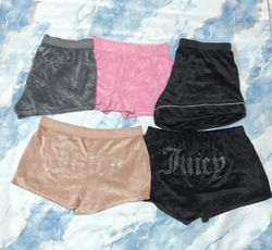 Juicy couture velvet shorts