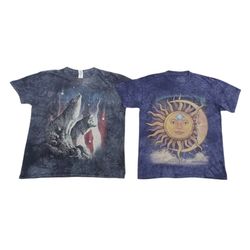 Mountain Animal Graphic Print Tshirts