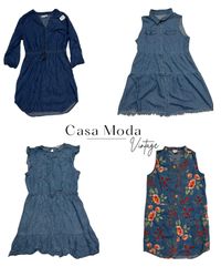 290426-1 Denim mini dresses 10 pcs