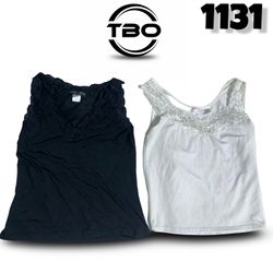 camisole tank tops featuring lace trim detail alon..
