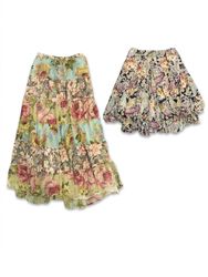 (FV-1344) Y2K Floral Printed Summer Tops & Dresses..