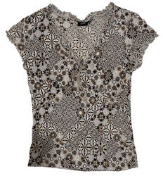 Y2K half sleeve blouse