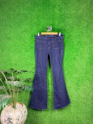 Y2K Mixed Flared & Bootcut Embroidered Jeans | RV-..