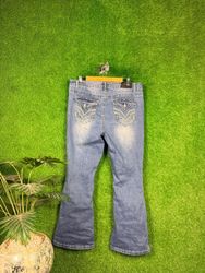 Y2K Mixed Flared & Bootcut Embroidered Jeans | RV-..