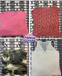 Y2K Vintage Camisole & Minimal Tank Top Mix – Flor..