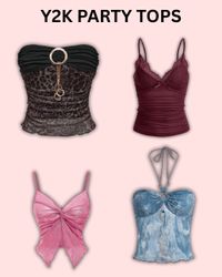 Y2K Party Tops #300426