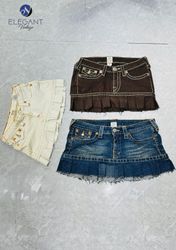 UPCYCLED True Religion Denim Skirts - EVR0509