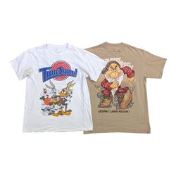 Vintage Cartoon Graphic Print Tshirts