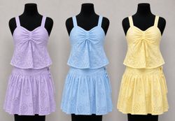 CR1552 Upcycled Eyelet Co-Ord Set