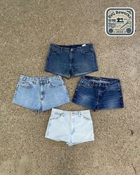 Upcycled Denim Hot Shorts
