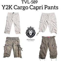 Y2K Cargo Capri Pants (TVL-589)