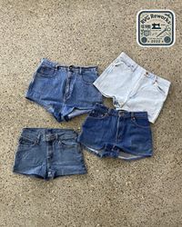 Upcycled Denim Hot Shorts