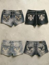Upcycled Y2K BackStreet Babe Micro/Mini Short Coll..
