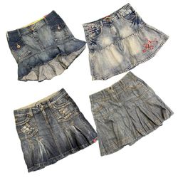 Y2K Edgi Girl Denim Mini Skirts RW-1901