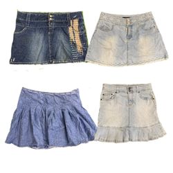Y2K NYC IT Girl Denim Mini Röcke RW-1902