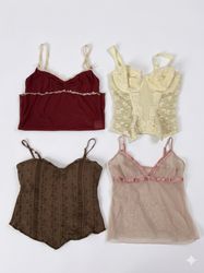 Y2K cami tops