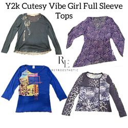 Y2K Citesy Vibe Full Sleeve Tops RE-3133
