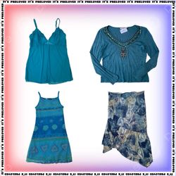 Aquamarine Queen - tops, dresses and skirts (SS-23..