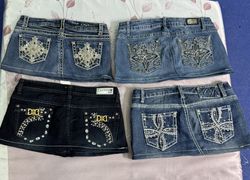 Embroidery mini skirts ID11