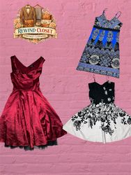 Y2K style mini and midi dress Rew-0540