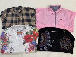 Women  Desgual & Napapijri button up Shirt blouse ..