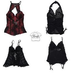 Y2k romantic cami and corset ( TC004 )