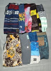 Billabong/Rip Curl/quick silver mix shorts