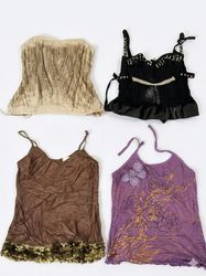 Y2K cami tops 14 pcs