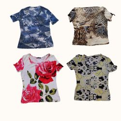 Y2K Mob Wife & Eclectic Floral Top Bundle
( ST 023..