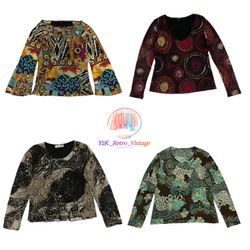 Y2K Blouse Tops ( 068 )