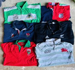 Mix vintage club rugby shirts bundle 120