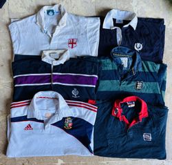 Mix vintage club rugby shirts bundle 121