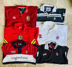 Mix vintage club rugby shirts bundle 123