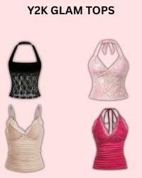 Y2K Glam Tops #010526