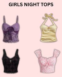 Y2K Girls Night Tops #010526