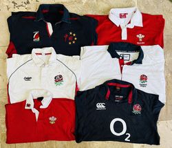 Mix vintage club rugby shirts bundle 124