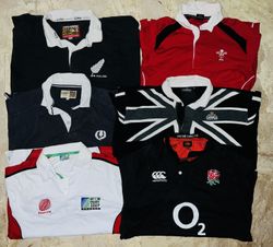 Mix vintage club rugby shirts bundle 127