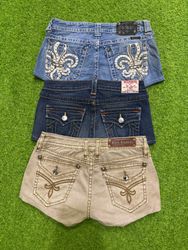 miss me rock revival true religion shorts