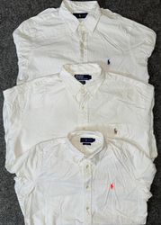 premium Polo Ralph Lauren white cotton shirt