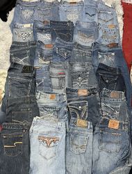 Established y2k flared jeans