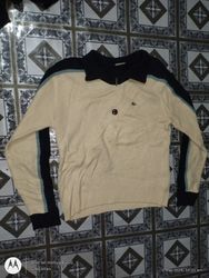 Lacoste cables knite and 1/4 zip sweater