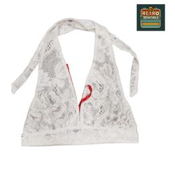 Upcycled style Neck Halter Top
