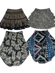 Y2K poly Skirt | V-T451